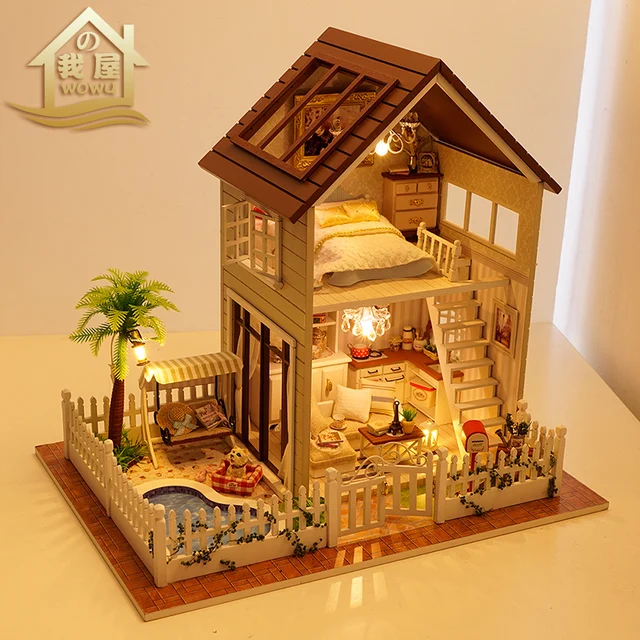 House Gifts diy house paris apartment manual assembling large house toy model House Gifts diy house paris apartment manual assembling large house toy model