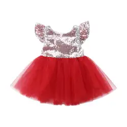 Summer Infant Платья для маленьких девочек Дети Тюль Пром Театрализованное Вечерние формальное платье-пачка 1-5Yrs модные бальное платье
