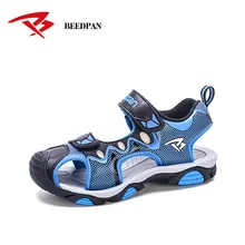 BEEDPAN/; летние пляжные сандалии; детские сандалии для младенцев с закрытым носком; модная дизайнерская обувь для мальчиков и девочек