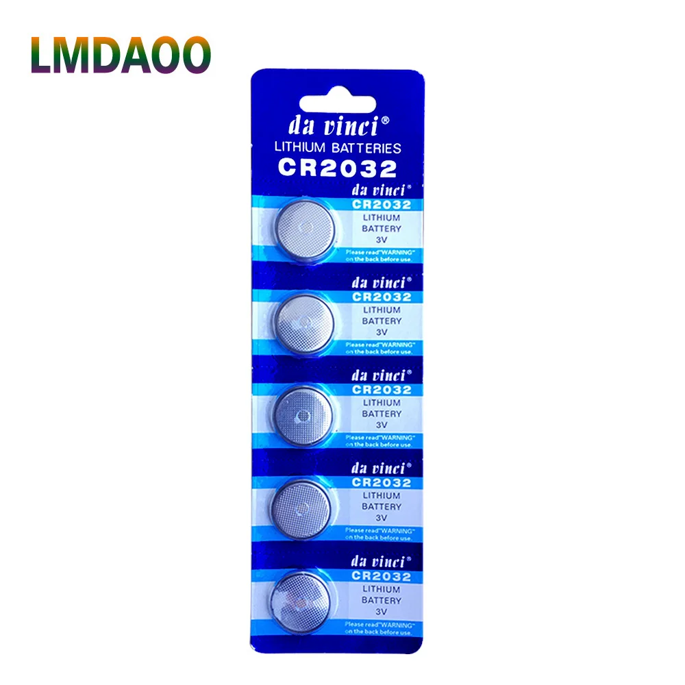 Аккумулятор для часов Pilas boton батарея 5004LC ECR2032 CR2032 DL2032 кнопка ячейки монет