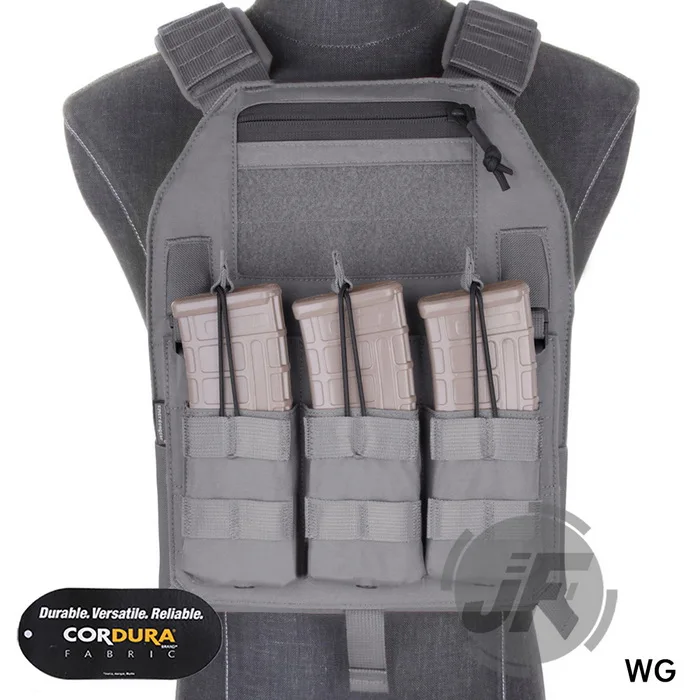 Emerson LBX-4019 Armatus Slick Plate Carrier нерегулярный Тактический легкий Регулируемый жилет бронежилет w/Mag Pouch& Plates - Цвет: WG