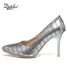 Daitifen 2018 Sex Women 9 cm Super High Heel Shoes Fashion Pencil Heel Ladies Pumps Trendy