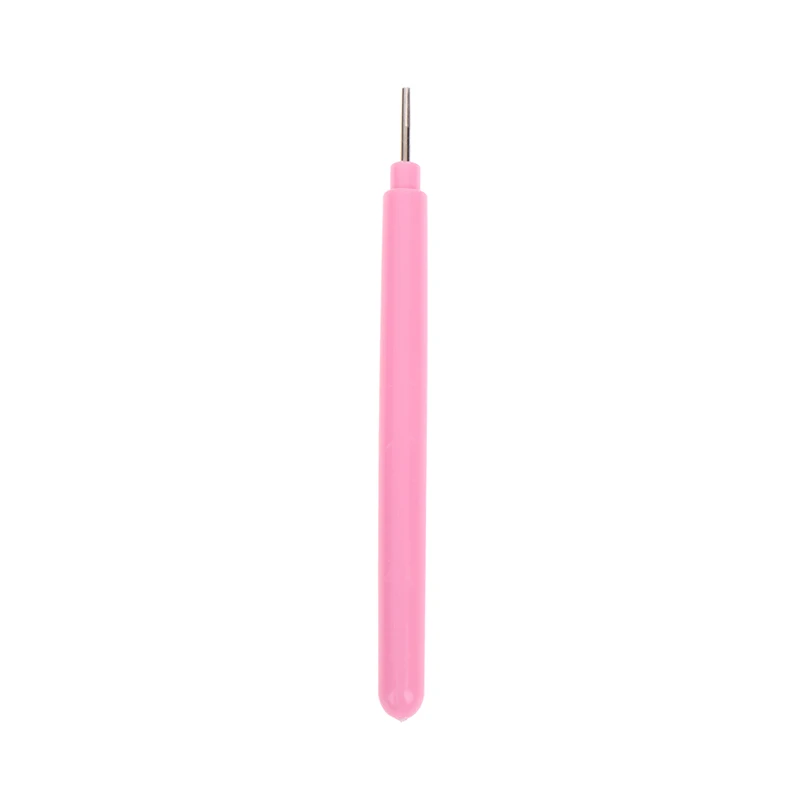 1 шт пластиковая DIY разноцветная бумага с прорезями инструменты для квиллинга бумажное ремесло - Цвет: Pink