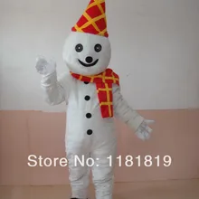 Рождество Снеговик Маскоты костюм Лидер продаж взрослый размер Герой мультфильма маскарадный костюм карнавальный костюм наряд костюм mc60193