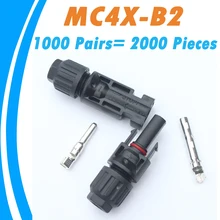 Powmr 1000 пар x MC4 разъем мужчина и женщина M/F двойное уплотнение Кольца Водонепроницаемый Панели солнечные Кабельный разъем 30 года гарантии