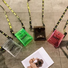 Fashion Simple Letters Mini Zipper Transparent Women Messenger Bags 2019 New Arrival Female Classic Handbags Shoulder Bags Fashion Simple Letters Mini Zipper Transparent Women Messenger Bags 2019 New Arrival Female Classic Handbags Shoulder Bags