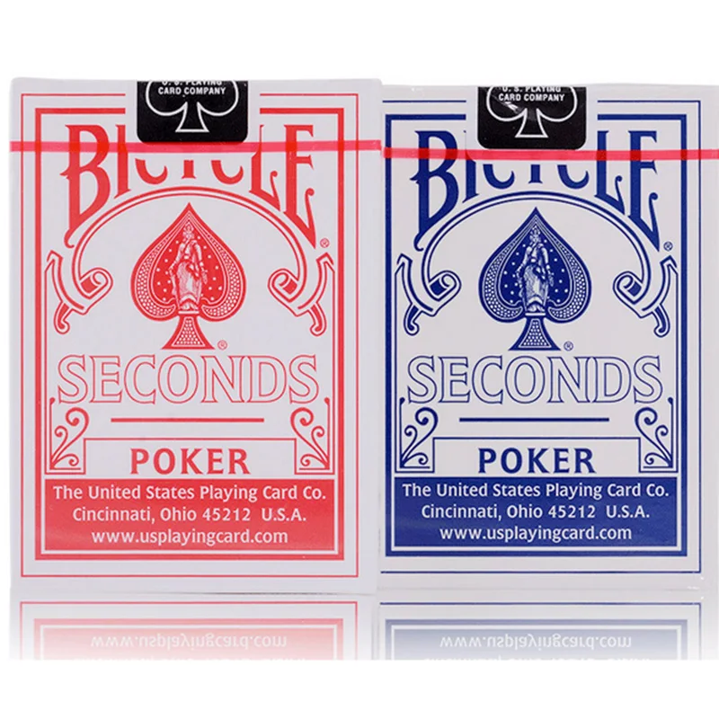 Goedkoop 1 stks Blauw Rood Fiets Poker USA Nieuwe Seconden Fiets Speelkaarten Rider Back Standaard Decks Kaarten Met Gratis verzending