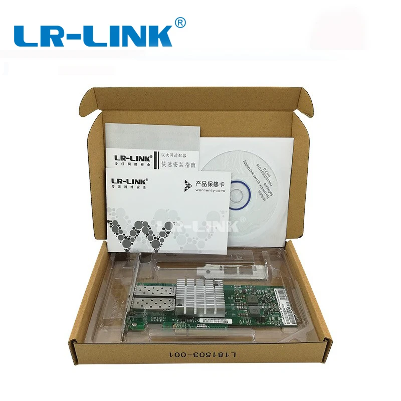 LR-LINK 6822XF-SFP+ двойной порт 10 Гб Ethernet волоконно-оптическая сетевая карта PCI-E серверный адаптер контроллер Mellanox ConnectX-3 NIC