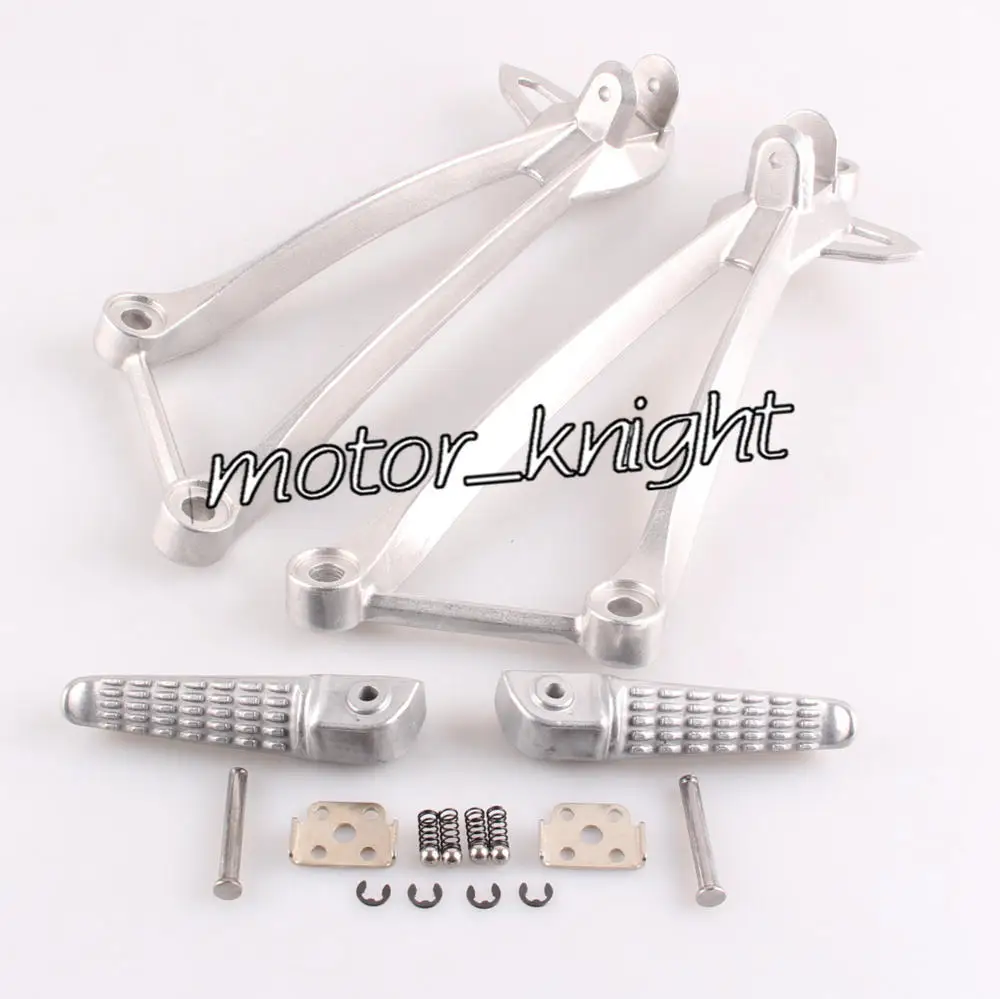 Rear Passenger Foot Pegs L&R Footrest & Brackets For Kawasaki Ninja