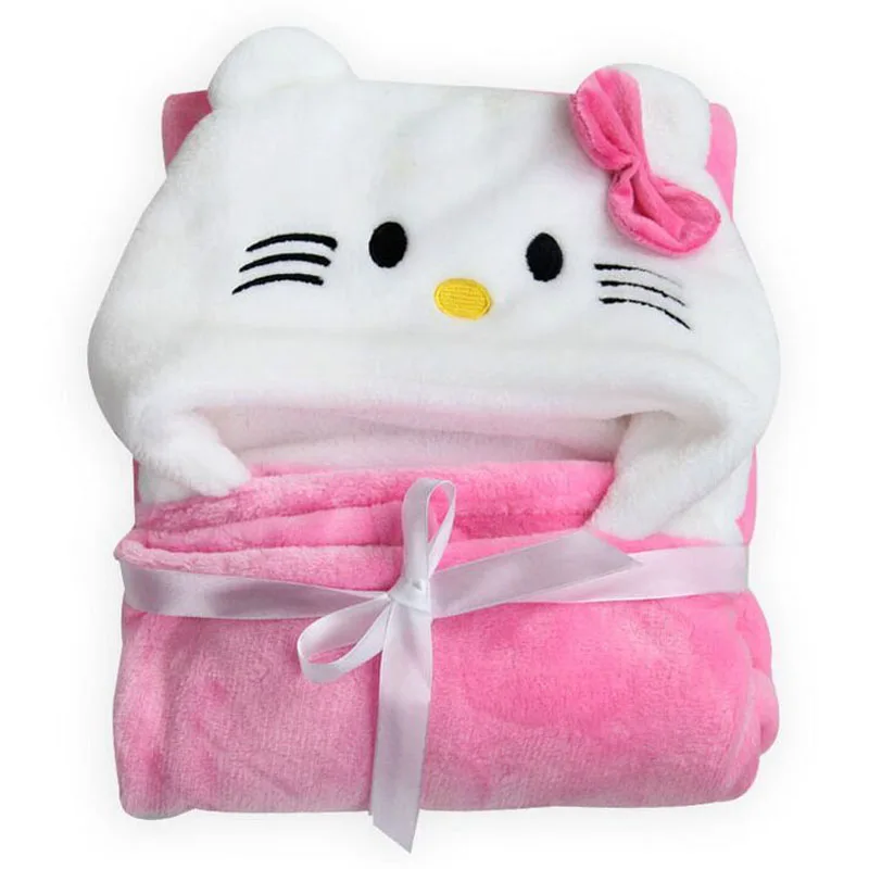 Одеяло для новорожденного с капюшоном животных/детское банное полотенце/детский банный халат Плащ прекрасный мягкий спальный trq0005 - Цвет: KT