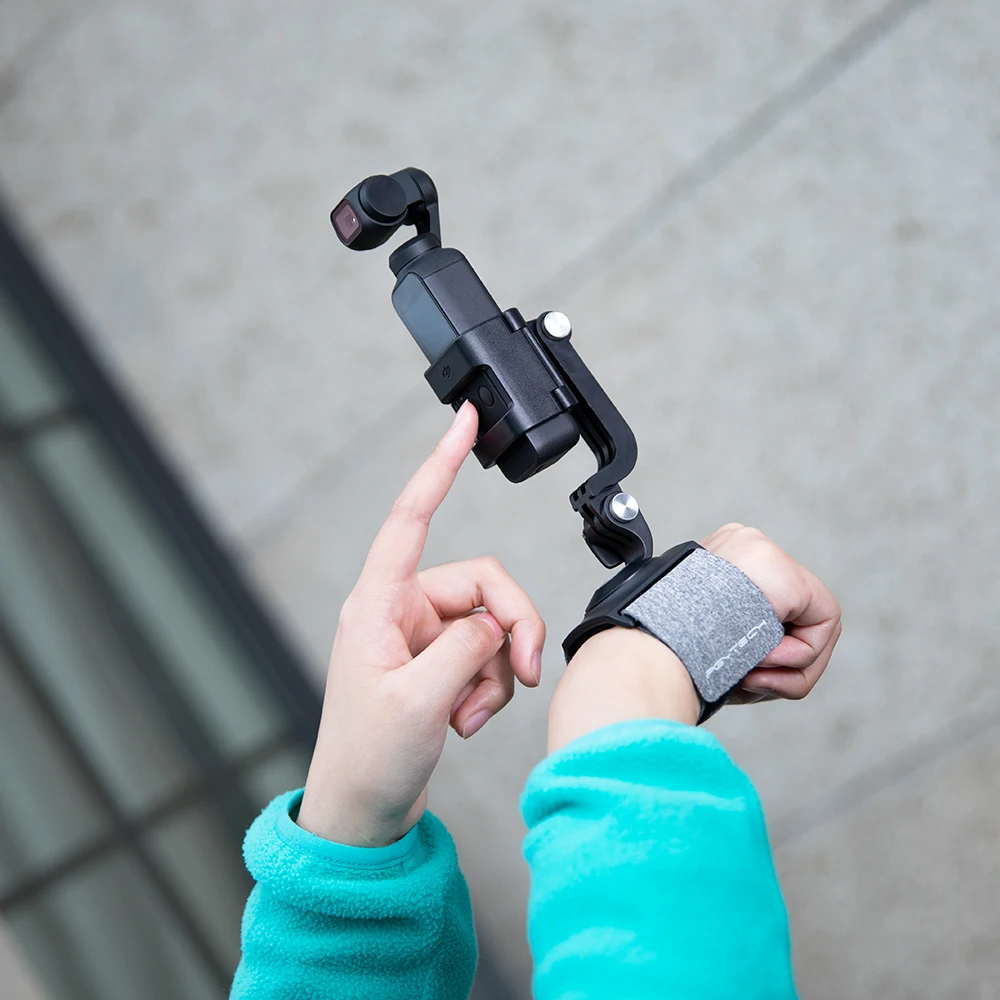 PGYTECH DJI OMSO карман поворотный держатель крепление L кронштейн для действия ручка