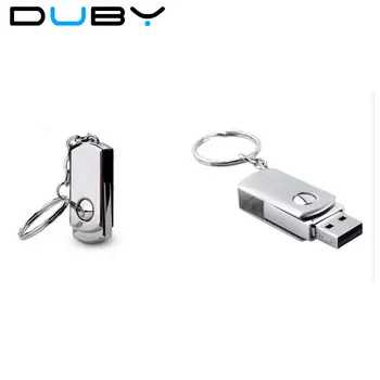

Metal rotatable pendirve usb flash drive usb 2.0 pendrive 4GB 8GB 16GB 32GB 64gb Memory stick U disk with flash card keychain