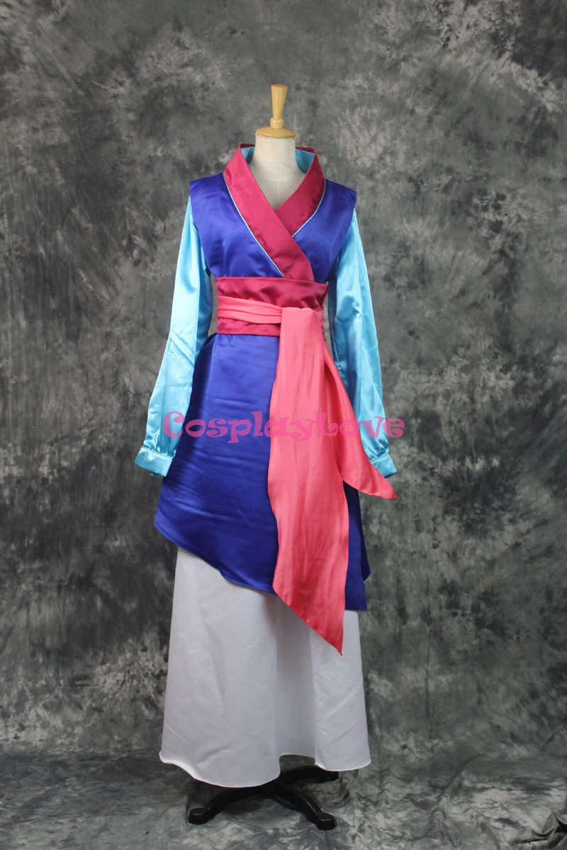 Cosplaylove Mulan Cosplay Kid Adult The Princess Mulan Cosplay Dress Cosplay Costume Cusotm Made  (2)