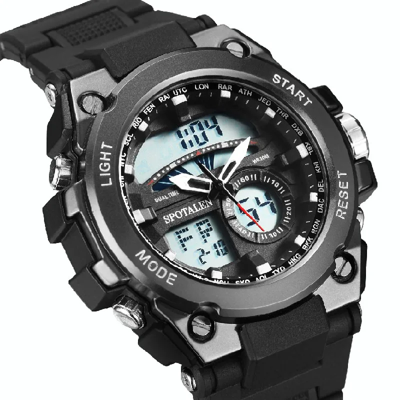 

Luxury Brand Sports Watch Men Military Waterproof LED Digital Multifunction Male Watches Alarm S Shock Backlight Chronograph Nes
