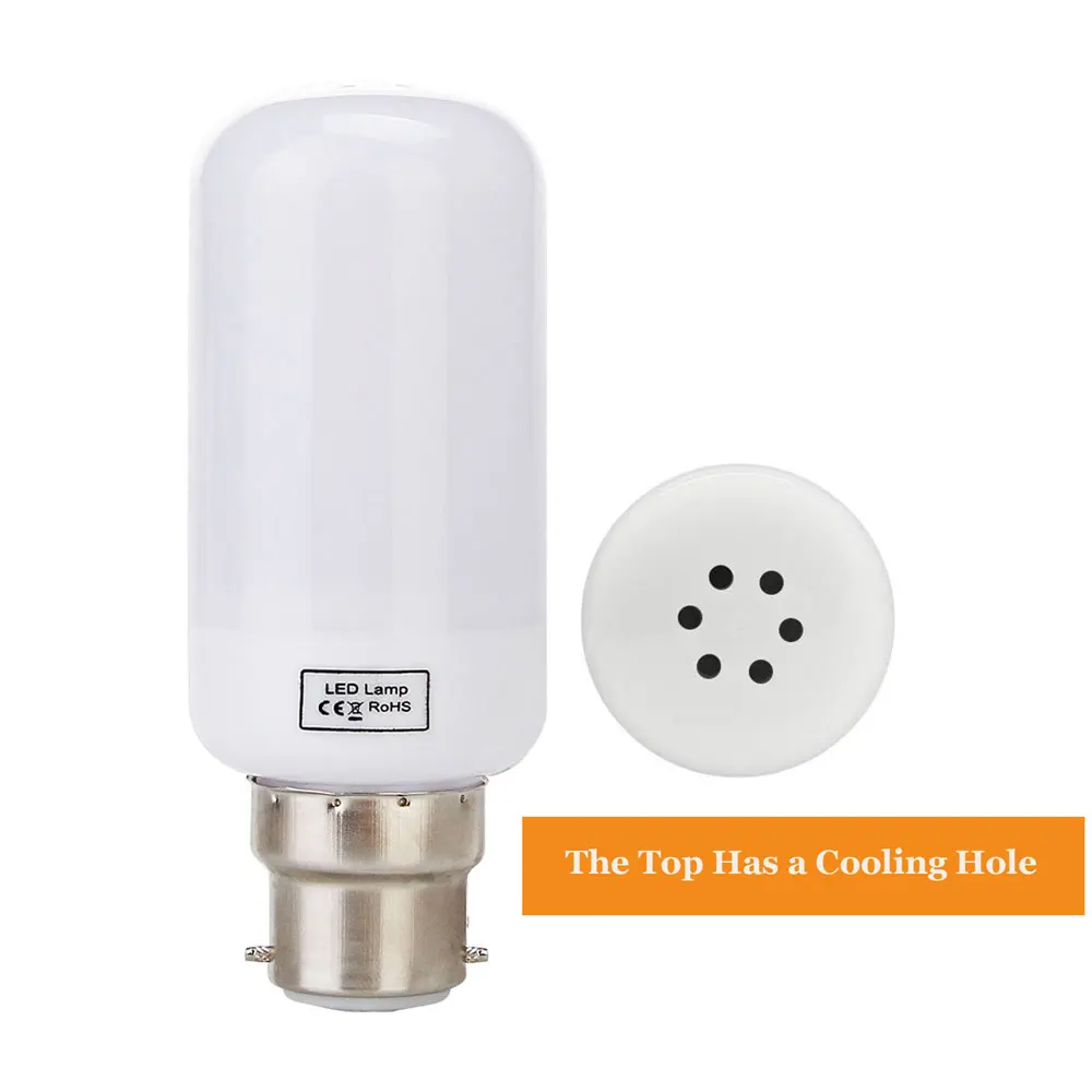 Lâmpadas Led e Tubos 85-265 v e26 fogo queima Color : 1800k Yellow