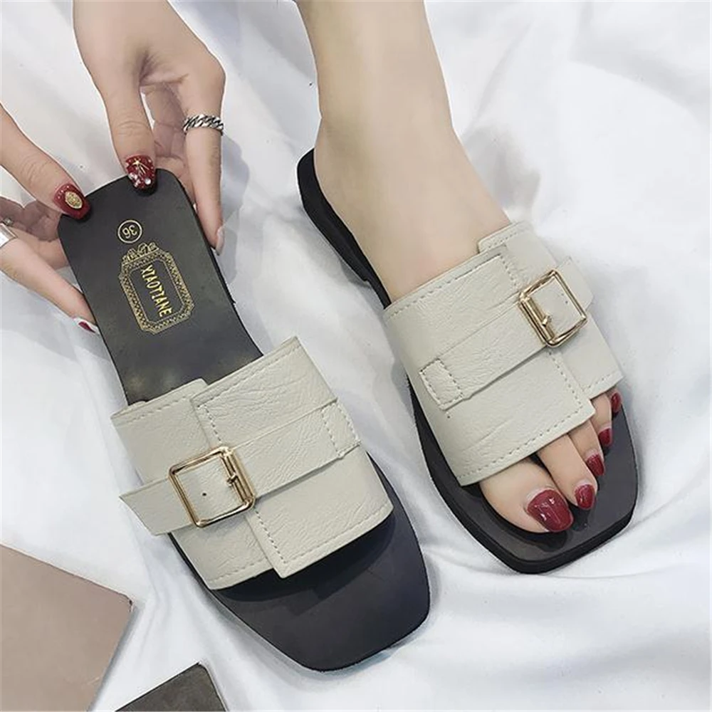 2018 summer new version of the Korean fashion designer slippers.-in ...