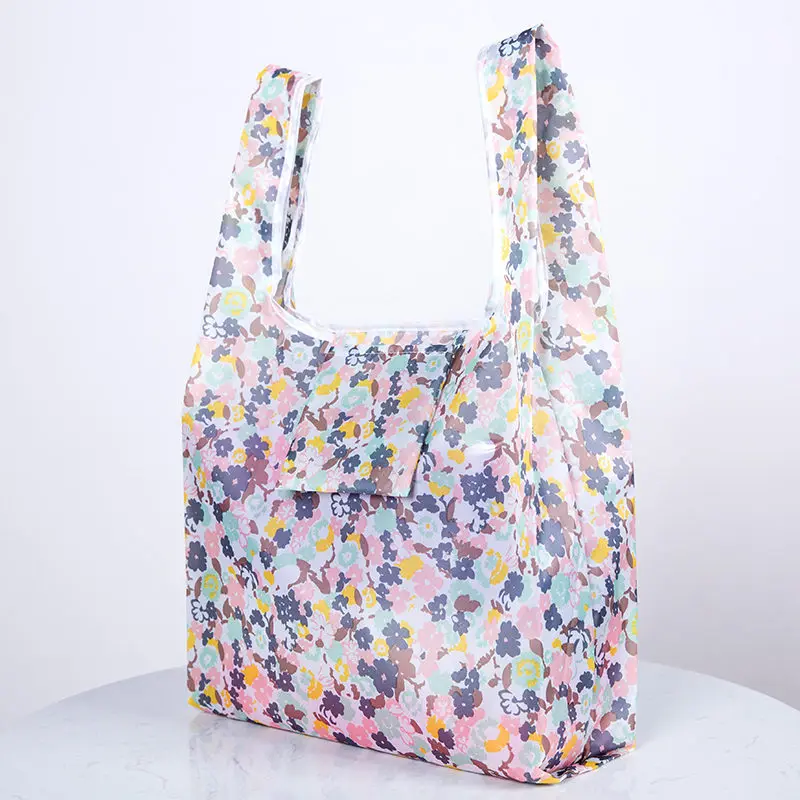 Складная сумка для покупок, большие нейлоновые сумки, Толстая сумка, Складная Водонепроницаемая Рипстоп сумка на плечо, сумочка - Цвет: FBxiaohua