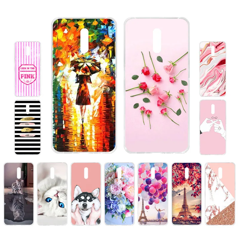 

Ojeleye DIY Patterned Silicon Case For Oppo Reno Case Soft TPU Cartoon Phone Cover For Oppo Reno 10x zoom Cover Anti-knock Shell