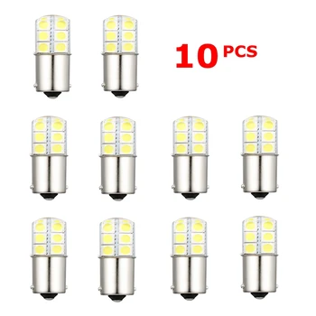 

10PCS Car LED Light LED 1156 Brake Tail Parking Lamp p21w ba15s led Car Light Silica Gel SMD COB Automobile Vehicle Motorcylce