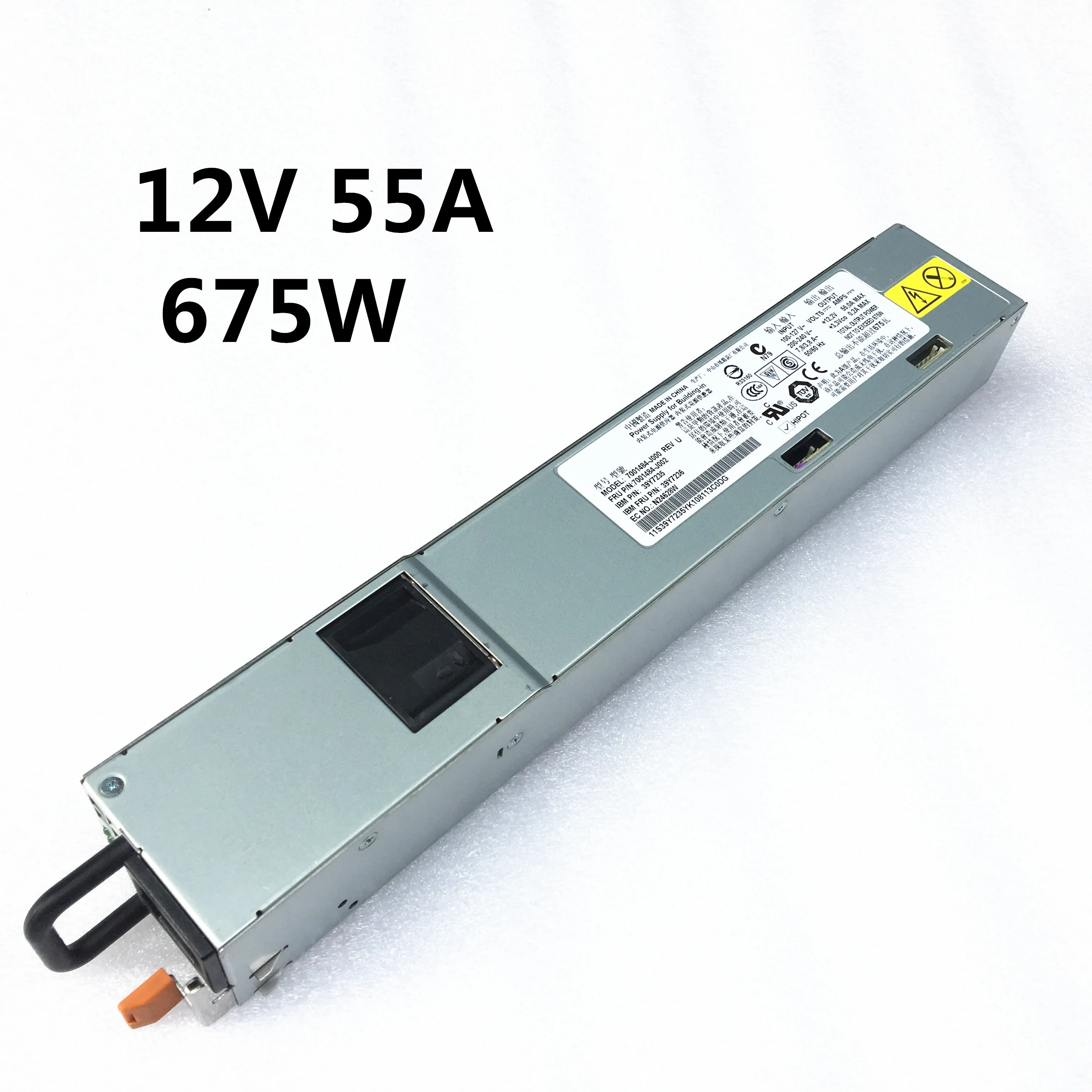 100% строгий тест 7001484 J000 39Y7235 39Y7236 12V 55A 675W импульсный источник питания|Импульсный