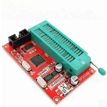 

FREE SHIPPING 2PCS 51 microcontroller programmer usb flash device at89c52 24c02 93c46 300 variety chip