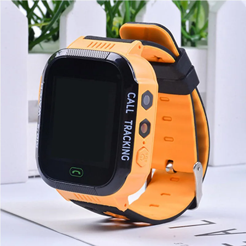 

Touch Screen Smart Watch for Children GPS Tracker Kids Smart Bracelet with Camera Flashlight Call Location Baby Wristwatch