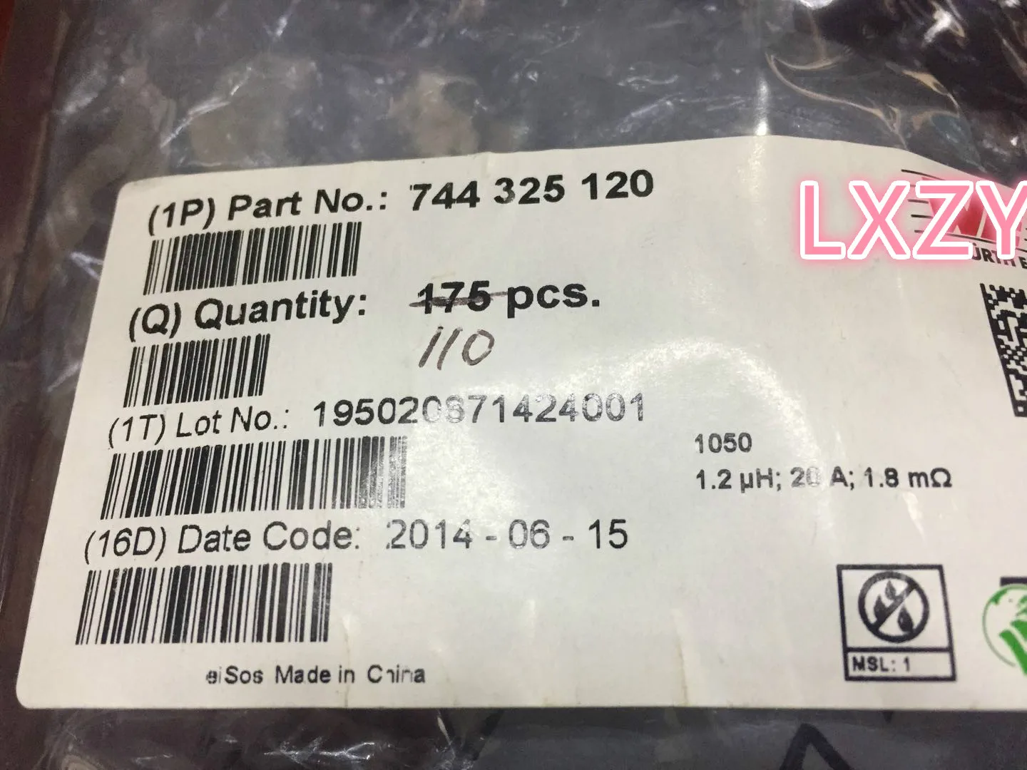 ; набор из 10 шт./лот 7443251600 WE-HCI 1050-16UH 6.5A 10,5*10,2*5 мм плоская медная катушка индуктивности