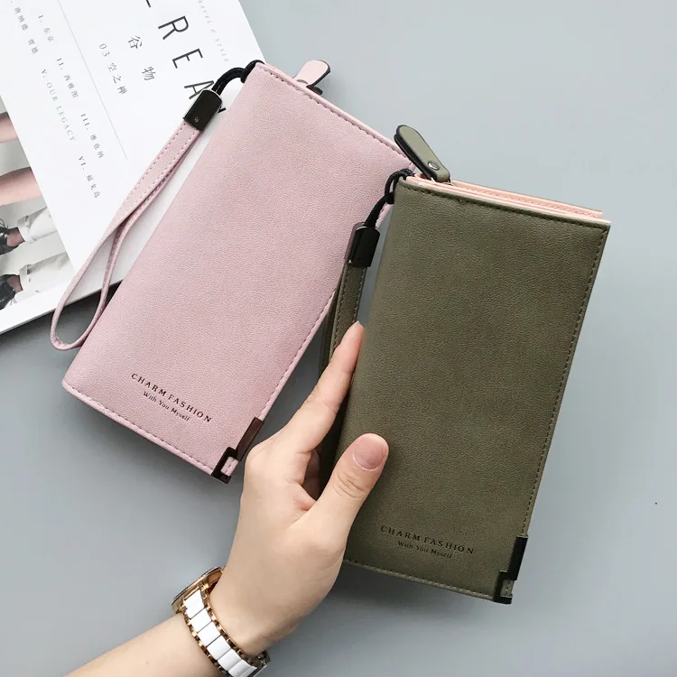  Women Wallets Fashion Lady Wristlet Handbags Long Money Bag Zipper Coin Purse Cards ID Holder Clutc - 33029403007