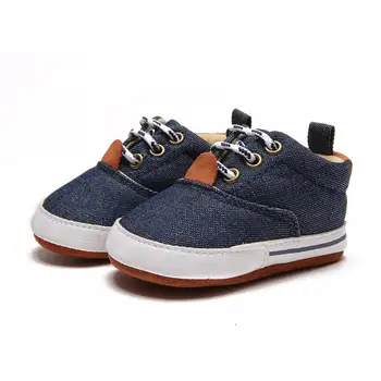 

Baby Boys Breathable Anti-Slip Canvas Shoes Sneakers Toddler Soft Soled First Walkers 0-18M