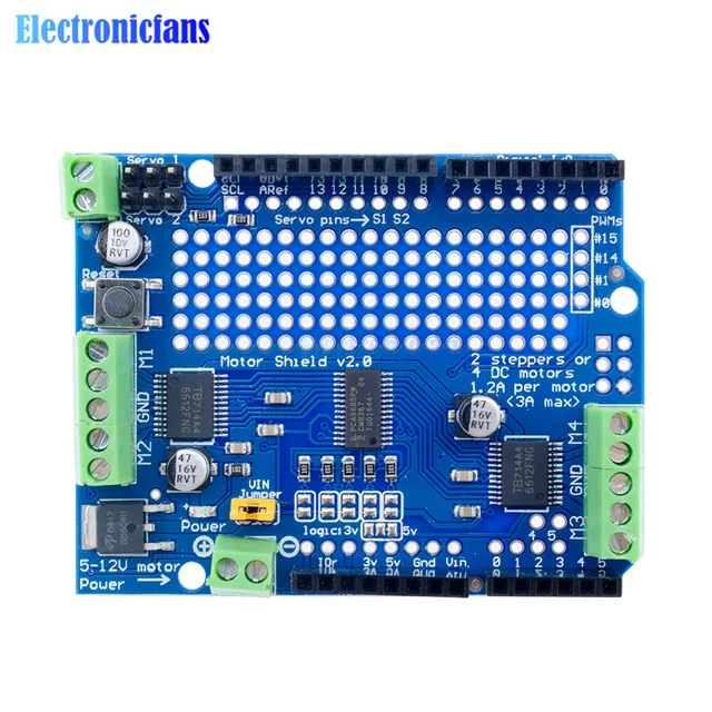 Amazon.com: HiLetgo TB6612 Mosfet for Arduino Motor Shield