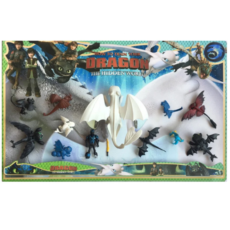 New 9"23cm How to Train Your Dragon Toothless toys Action figure Fury Toothless Toys For Children