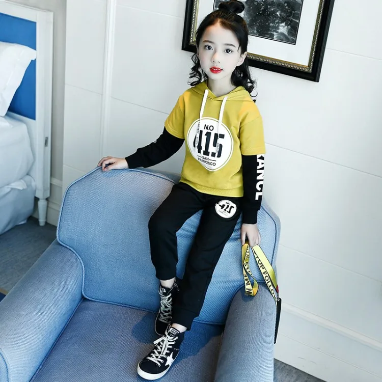 Brand Children Clothes Girls Sport Suit Kids Toddler Girl Clothing 2018