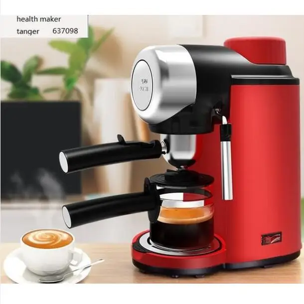 

china Fxunshi household Coffee maker MD-2005 automatic italian cafe espresso coffee machine 5bar 240ml 110-220-240v red