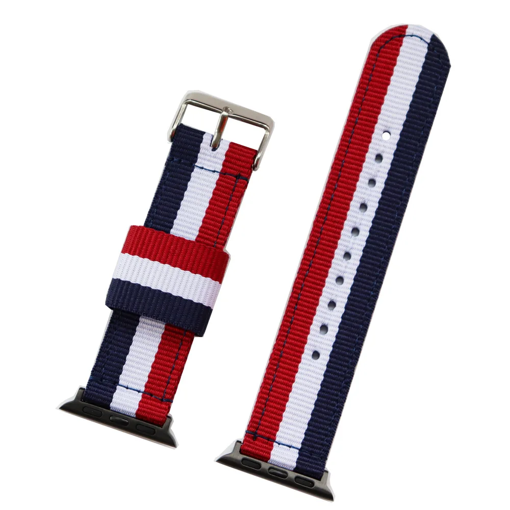 

2019 High Quality Nylon Strap Canvas Watch Strap Strap Woven Watch with Male
