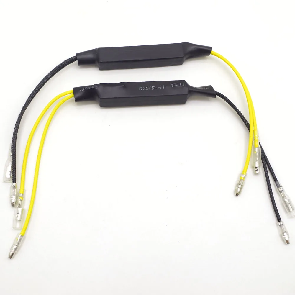 

2pcs Motorbike 12V 27 Ohms Flasher Indicator Load Resistors Fix Flashing Fast Motorcycle LED Light Flash Blinker Resistors