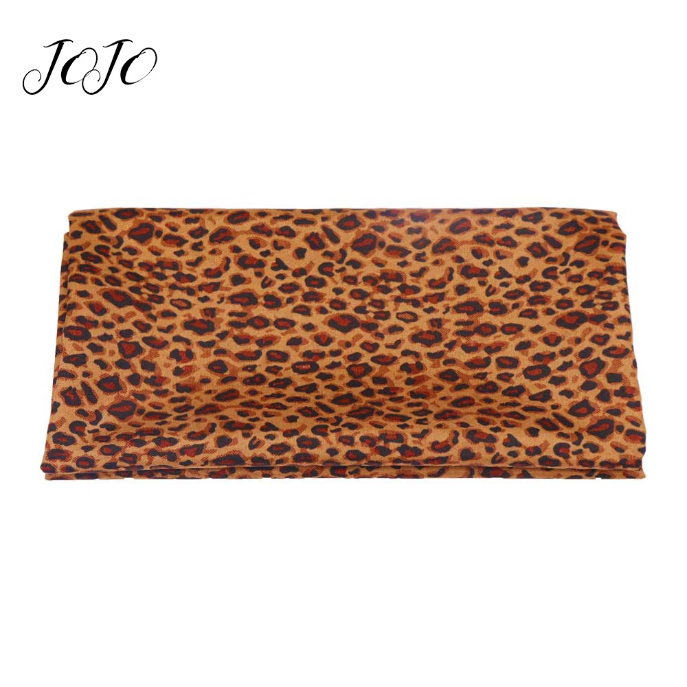 

JOJO BOWS 150*50cm Cloth Fabric For Craft Leopard Sheet For Needlework Home Textile Party Decoration Handmade Clothes Supplies