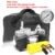 Premium Doppio Cilindro Con emgency Lampada Auto Compressore D’aria Auto Pompa Della Gomma Gonfiabile + aniti-vibrazione maniglia della spugna + stand mat