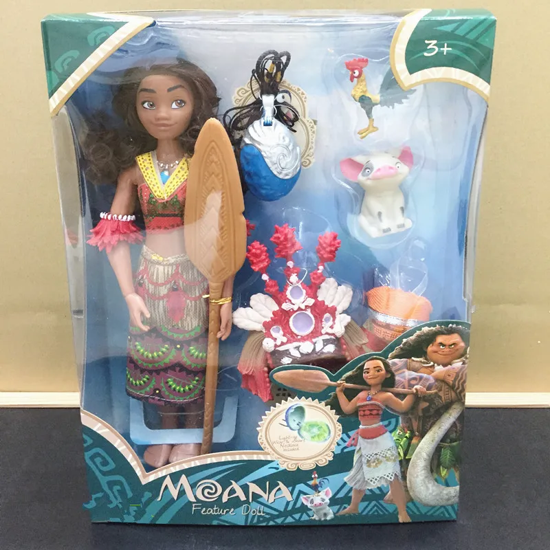 Vaiana Moana фильм Vaiana Моана принцесса Мауи главный туи Тала Heihei Pua фигурка украшения игрушки для детей подарок на день рождения