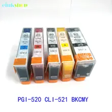 Einkshop 1set PGI-520 CLI-521 ink cartridge for Canon Pixma MP540 MP550 MP560 MP620 MP630 MP640 MP980 MP990 MX860 MX870 IP3600