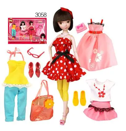 

SPecial Price Sale Kurhn Dolls For Girls Toys Fashion Classic Joints Dolls Toys Suite Birthday Gift #3058