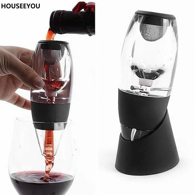 Wine Aerator Bar Set Aerating Glass Decanter Venturi Wine Essential