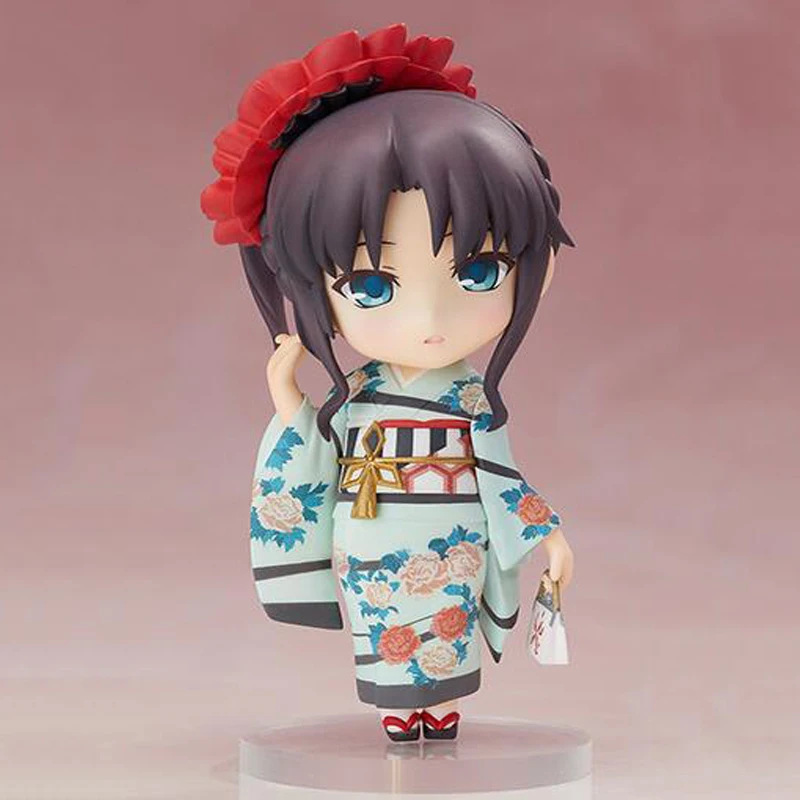 

Fate Stay Nightfigure Tohsaka Rin kimono action model Anime Nendoroid collection cartoon Doll Toys gift Figure KA291