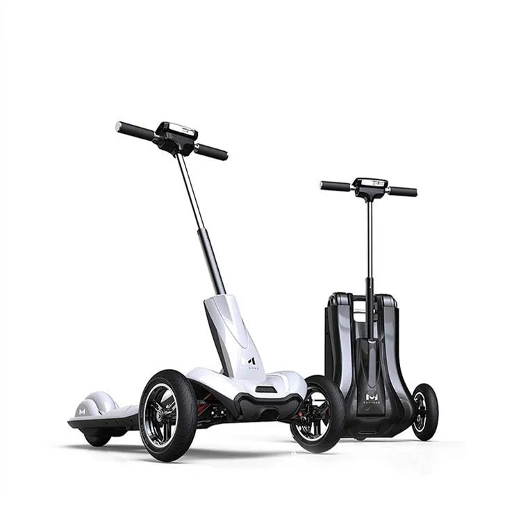 Best New Brand M1 350w 36v Folding Aluminum Alloy Three-wheel Electric Scooter Steering-wheel Skateboard Hover Board 3