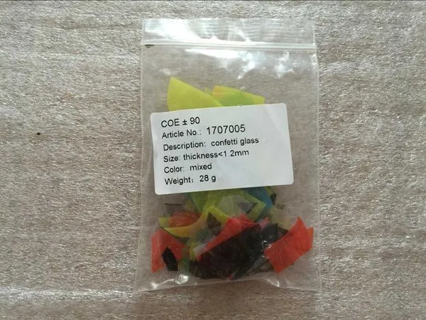 Free Shipping Sale 5bagslot Conffetti Glass COE90 Glass Fusing Microwave Kiln Kit