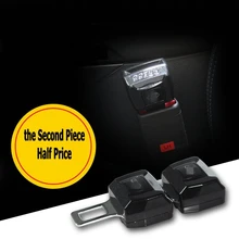 Car Logo Vehicle Seat Belt Extension Extender Strap Safety Buckle Clip for Honda Subaru Peugeot Hyundai Jeep Mazda Buick Opel