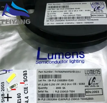 

2000pcs LUMENS LED Backlight 1W 7030 6V Cool white LCD Backlight for TV TV Application SATE7030P2-GW