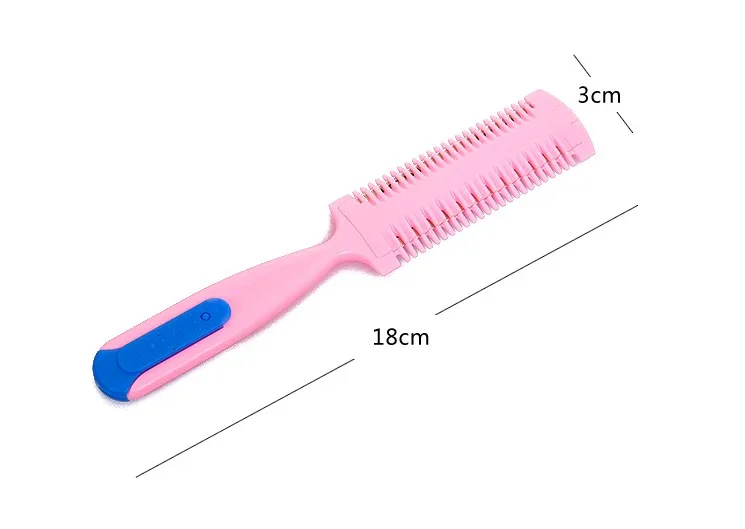 Hair Thinning Razor Comb Professional Home Diy Bang Cutting Thin Combs Trimmer Hairdressing Tool Cut Hairbrush Portable Sale