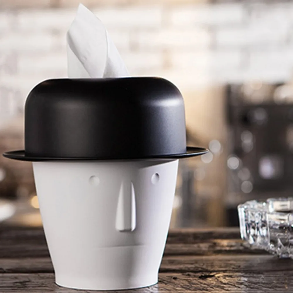 

Creative Tissue Box Waste Bins Mini Desktop Trash Can Dust Case Holder Lid Cover Tissue Bucket For Office Home dropshipping