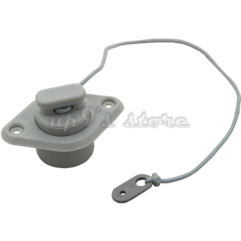 

2pcs New Grey PVC Scupper Plug Boat Drain Valve Cap Boat Accessories for Kayak Inflatable Boat Dinghy Speedboats