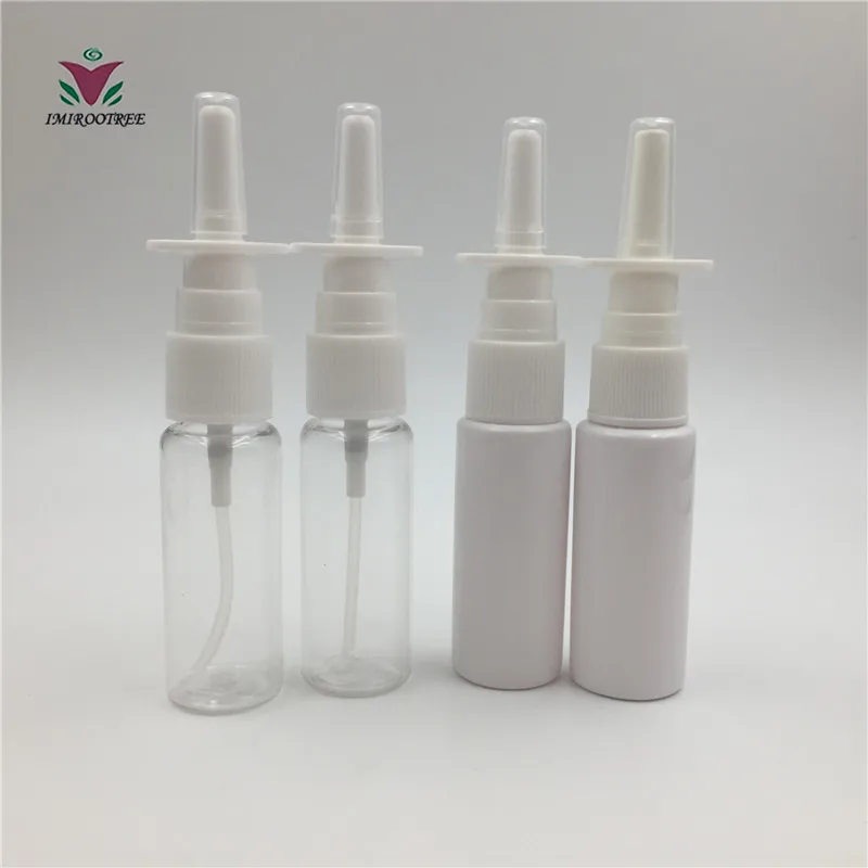 

Free Shipping 10sets 20ml PET Clear Fine Nasal Mist Spray Bottle with Fine Nasal Sprayer Pump 18/410